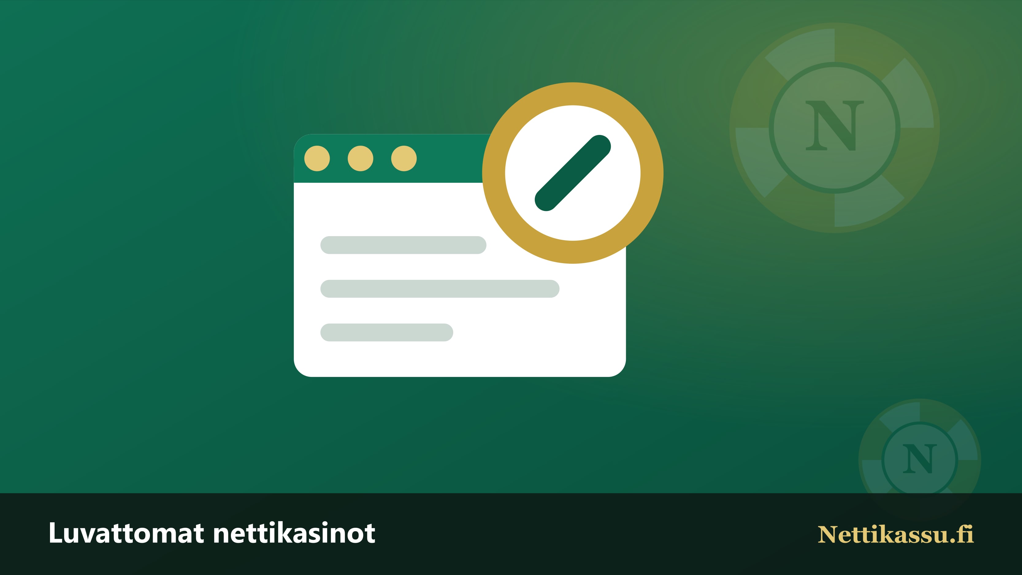 Estetty selainikkuna – luvattomat nettikasinot ja rahapelilain seuraamukset